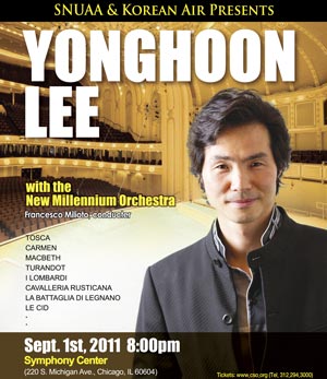 Yonghoon Lee Recital Poster